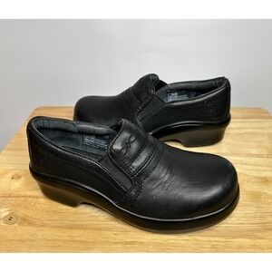 Ariat Womens Expert Safety Clog Leather 8B Slip Resistant‎ Comfort Western Black